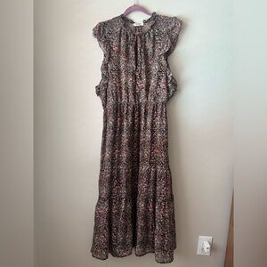 BB Dakota Multicolor Floral Maxi Dress